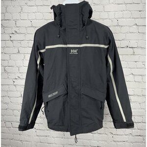 Helly Hansen Black Helly Tech Zipped Waterproof Breathable Hooded Jacket XXS